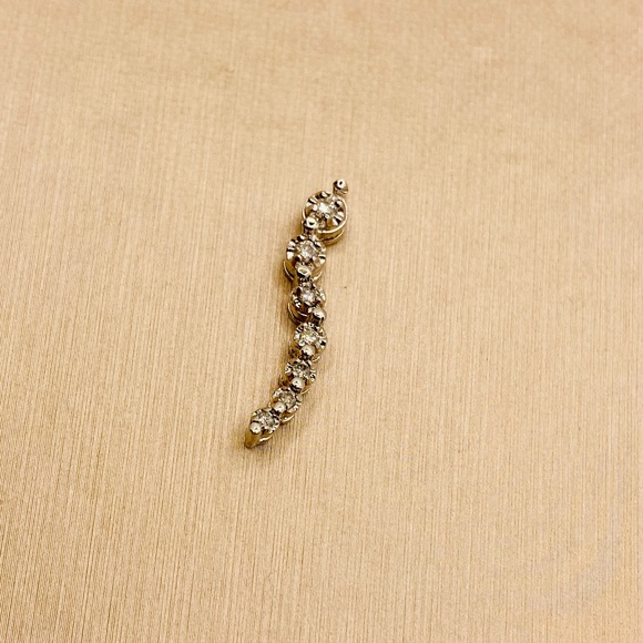 EUC Sterling Silver Journey Diamond Pendant - Picture 11 of 15